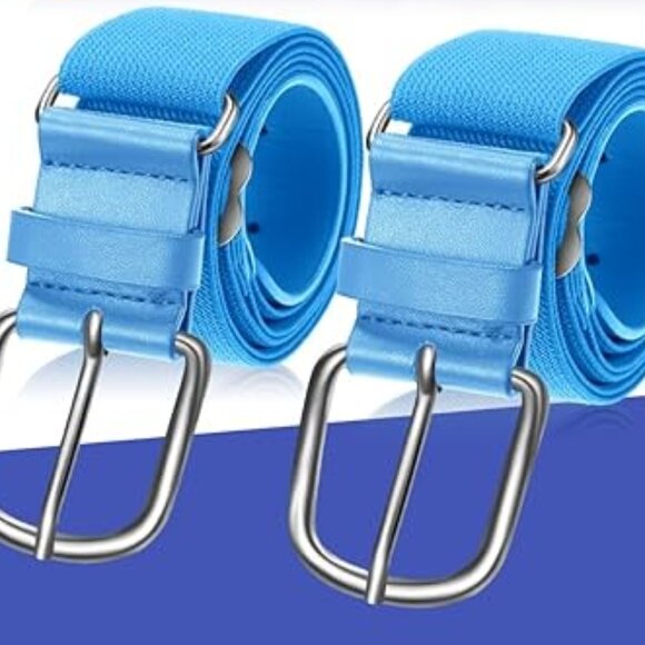 NEW Lot of 2x [Hercicy] Blue Baseball/Softball Uniform Adjustable Youth Belts - Picture 5 of 7